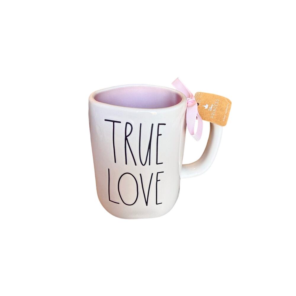 Rae Dunn Disney Princess Beauty and the Beast Bell True Love Ceramic Mug